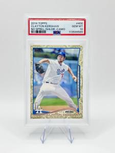 2014 Topps Clayton Kershaw Camo /99 PSA 10