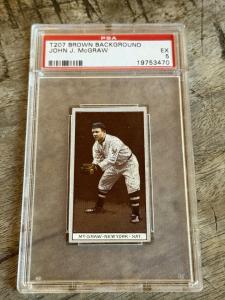 1912 T207 John McGraw Giants Manager PSA 5
