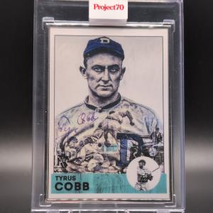 2021 Topps Project 70 Ty Cobb Silver Frame