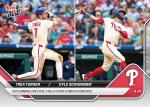 Trea Turner & Kyle Schwarber Phillies MLB Card