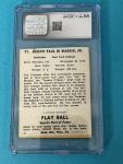 Joe DiMaggio Signed Card with CGC JSA Authentification