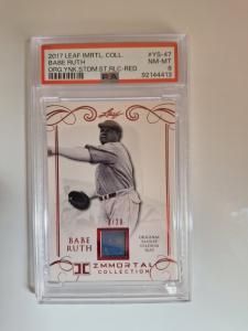 2017 Leaf Babe Ruth Spectrum Red #YS-47 /20
