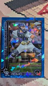 2025 Topps Chrome Sapphire Baseball Card Selection