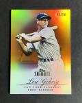 2012 Topps Tribute Lou Gehrig #22 /50 Orange