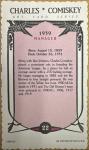 Charles Comiskey 1984 Art Card Collectible