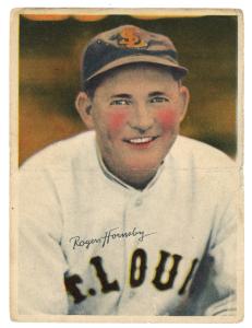 1936 National Chicle Rogers Hornsby Sports Card