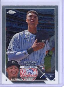 2023 Topps Chrome Anthony Volpe Rookie Card