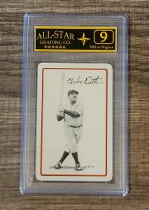 Babe Ruth 1978 Landsman Sports Deck Card NM 9