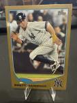 2013 Topps Gold Brett Gardner #413 Card