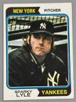 1974 Topps #66 Sparky Lyle Baseball Card