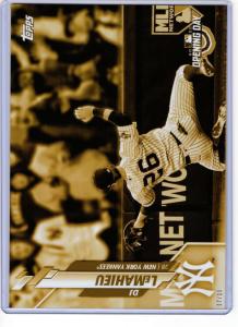 DJ LeMahieu 2020 Topps Opening Day Gold #79/10