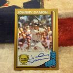 2024 Topps Archives Johnny Damon Autograph Card