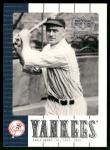 Earle Combs 2000 Upper Deck Yankees Legends Card