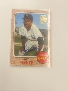 2001 Topps Archives Roy White Autographed Card #113