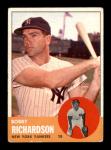 1963 Topps Bobby Richardson #420 Card