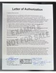 Lou Gehrig 2017 Leaf Purl Cut Signature Card