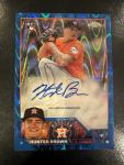 2023 Topps Chrome Hunter Brown Autograph Card