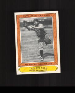 1985 Topps Tris Speaker Baseball Card #34