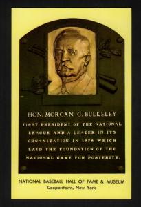 Morgan Bulkeley Gold Hall of Fame Postcard