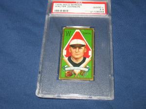 1911 T205 Walter Johnson Washington Senators Card