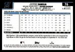 2025 Topps Chrome Javier Sanoja RC Miami Marlins