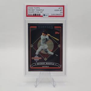 2006 Topps Mickey Mantle Silver Foil SP Card