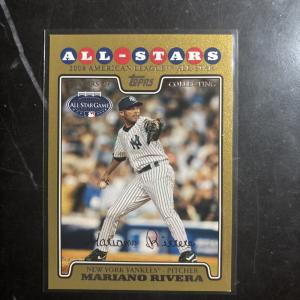 2008 Topps Mariano Rivera All-Stars Gold Card