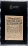 1915 Cracker Jack Charles Comiskey HOF Card