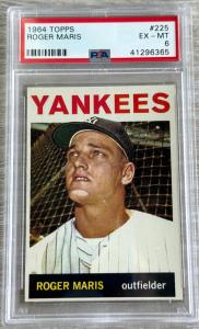 1964 Topps Roger Maris #225 Card NYC Yankees