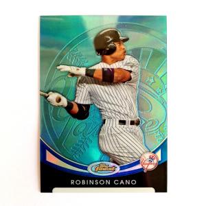 2010 Topps Finest Blue Refractor Robinson Cano #38