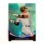 2010 Topps Finest Blue Refractor Robinson Cano #38