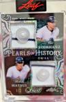 Alex Rodriguez Hideki Matsui Dual Button Patch Card