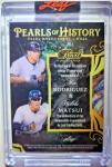 Alex Rodriguez Hideki Matsui Dual Button Patch Card