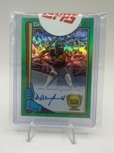 Dave Winfield 2024 Topps Archives Auto Green Foil