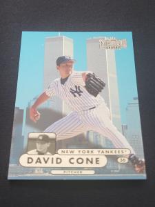 David Cone 1998 Metal Universe Yankees Card #114