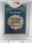 Dave Winfield 2024 Topps Archives Auto Green Foil