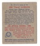 1949 Bowman Joe "Flash" Gordon Card #210