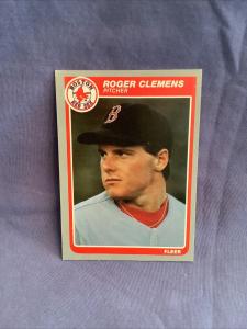 1985 Fleer Roger Clemens Rookie Card #155