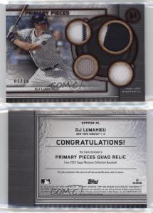 2023 Topps Museum Collection Ruby DJ LeMahieu /10