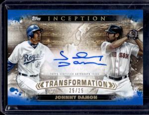 2024 Topps Inception Johnny Damon Auto /25