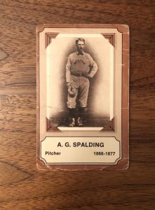 1975 Fleer Pioneers Baseball #4 A.G. Spalding