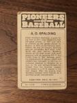1975 Fleer Pioneers Baseball #4 A.G. Spalding
