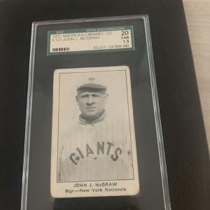 1922 American Caramel John J. McGraw Sports Card