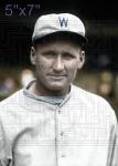 Walter Johnson 1926-27 Washington Senators Colorized Print