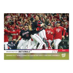 Washington Nationals 2019 Topps Now World Series Card