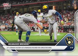 Milwaukee Brewers 2025 Topps NOW® Card 561