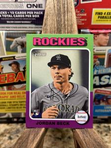 2024 Topps Heritage Jordan Beck RC #717