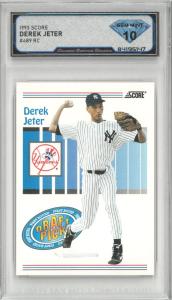 1993 Score Derek Jeter Rookie Card #489 Gem Mint