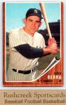 1962 Topps Yogi Berra Yankees Card #360