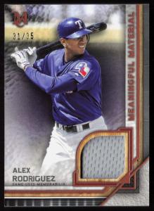 2023 Topps Museum Collection Alex Rodriguez Relic Copper